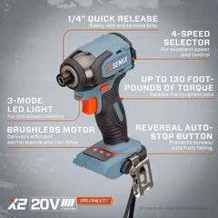20V Brushless Impact Drill