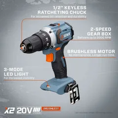 20V Brushless Impact Drill image 2