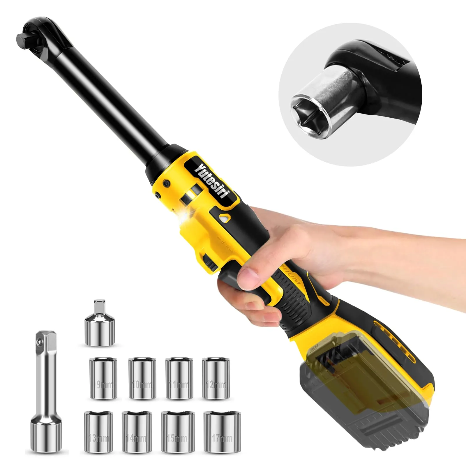 20V Cordless Ratchet Wrench image 2