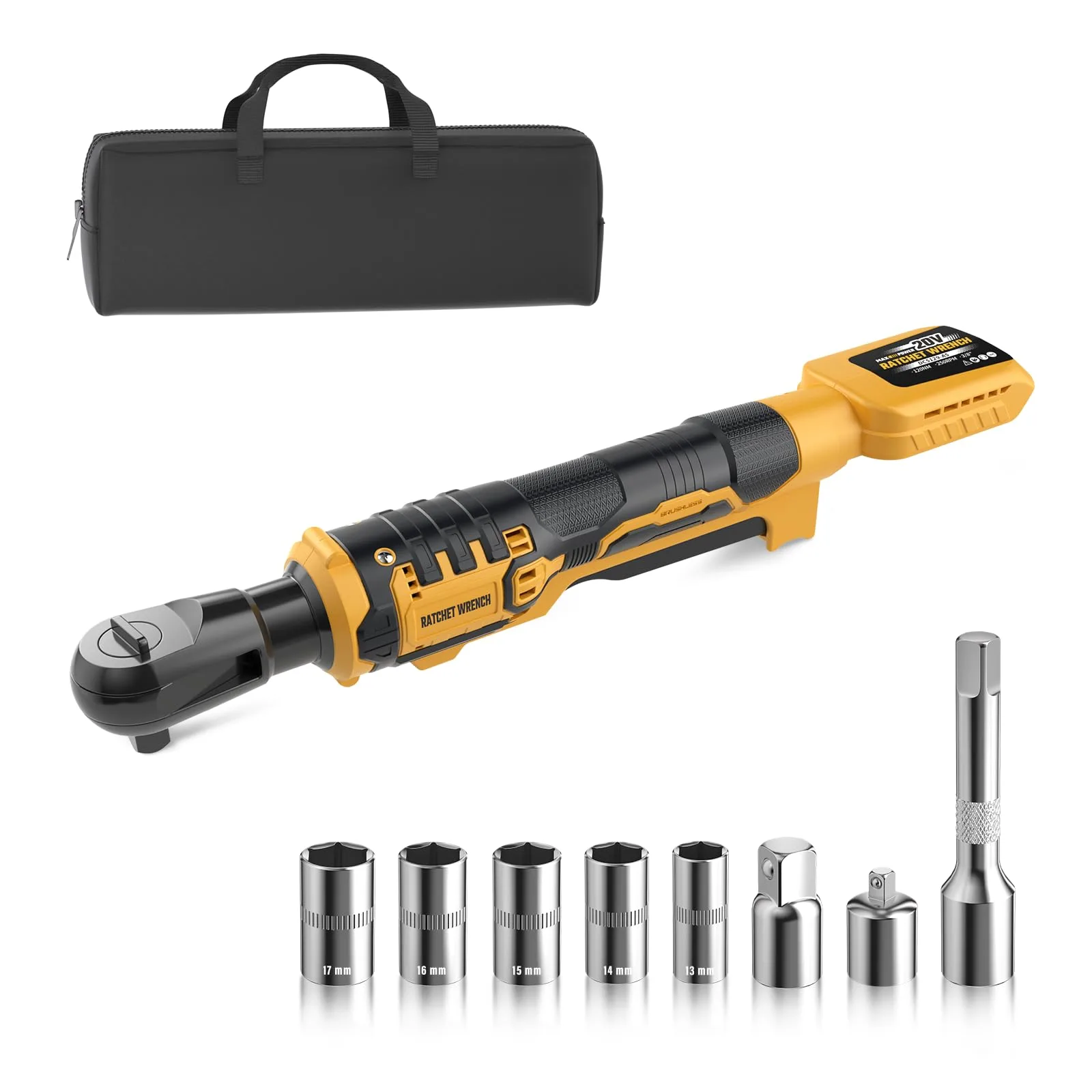 20V Cordless Ratchet Wrench image 3